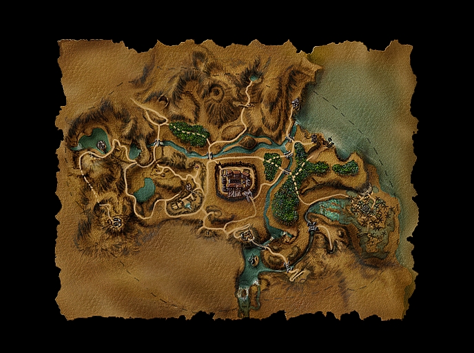 Gothic 1 Remake world map